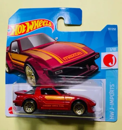 Hot Wheels Mazda Rx-7 Hw J-imports 2022 Hcx24 Mattel - 1/10 - 97/250 hotwheels