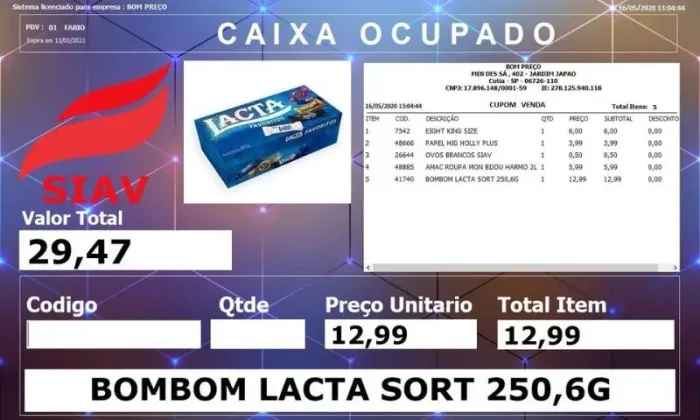 Sistema para mercadinho e lojas em geral