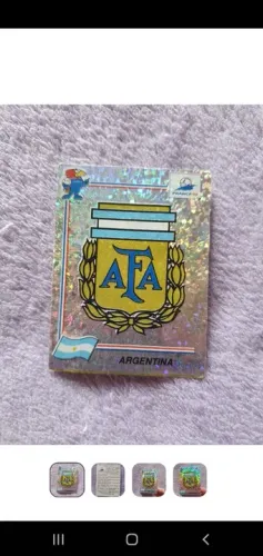 Figurinha holográfica Argentina copa 98