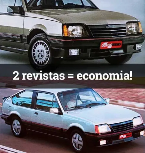 Monza SR + Monza SR venezuelano - 2 revistas Quatro Rodas