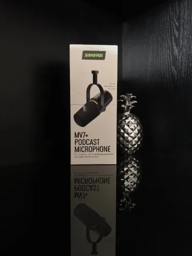 Microfone Shure Mv7+ para Podcast novo. Ler anúncio!