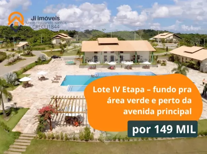 FINANCIAMENTO! - Fundo pra área verde e perto da avenida principal por 149mil!