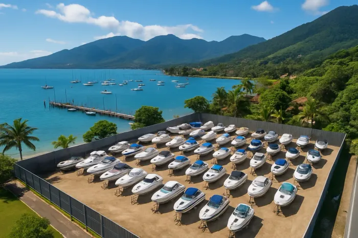 Garagem para barcos em Ilhabela preço justo