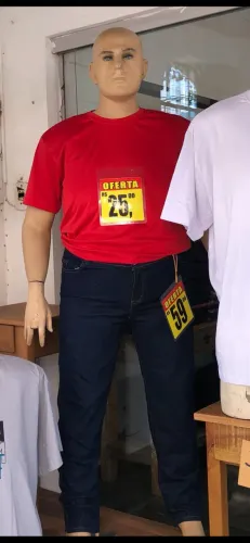 CAMISAS, CAMISETAS E CALÇAS TAMANHO GRANDE, em liquidação TOTAL!