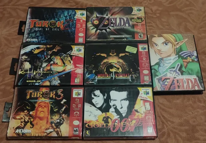 Caixas para jogo Nintendo 64 