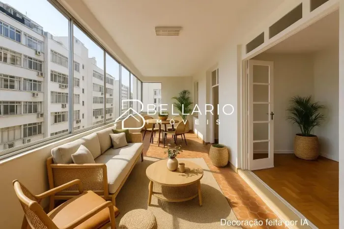 Apartamento à venda com 180 m², 4 dormitórios e sem vaga - Copacabana - Rio de Janeiro/RJ