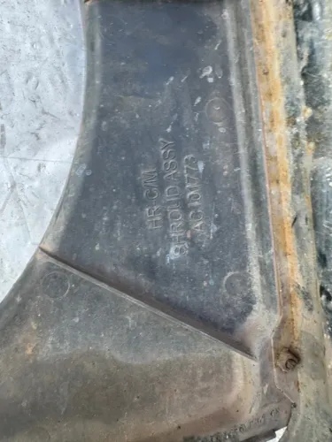 defletor radiador c/suporte hyundai hr original