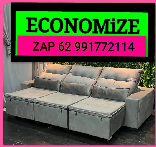 Sofá Retrátil E Reclinável DIRETAMENTE DA FÁBRICA ATÉ 12X SEM JUTOS CARTÃO