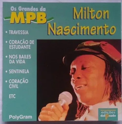 Cd Brilhantes Milton Nascimento - Usado em Otimo Estado de Conservação