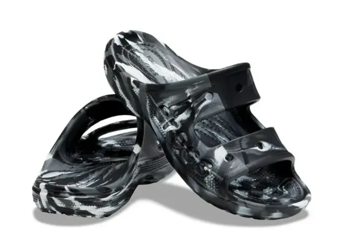 Crocs Baya Marbled Sandal NOVO - 100% Original | Black/Multi No.35, 37, 40