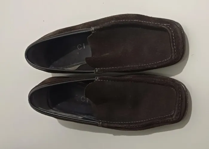 Sapatênis Gucci em Couro Marrom