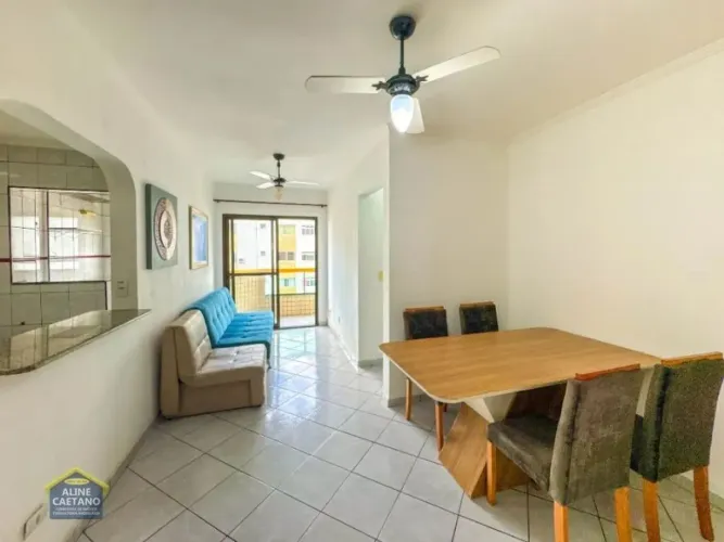Ótimo Negócio - Apto 01 dorm 200 mts da praia c/ Sacada Vista Mar