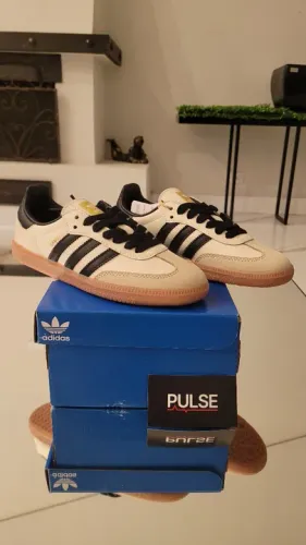 Adidas Samba OG Cream White Core Black - Tamanho 37BR