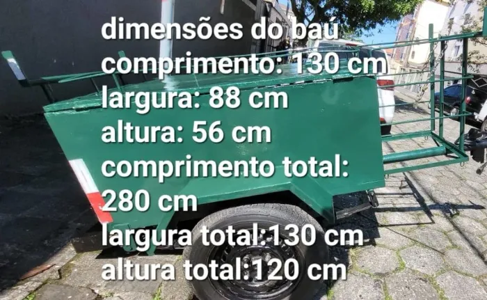 CARRETINHA BAÚ CAMPING