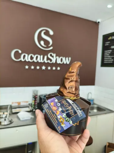 Lata Chapéu Seletor Harry Potter Cacau Show 2025.