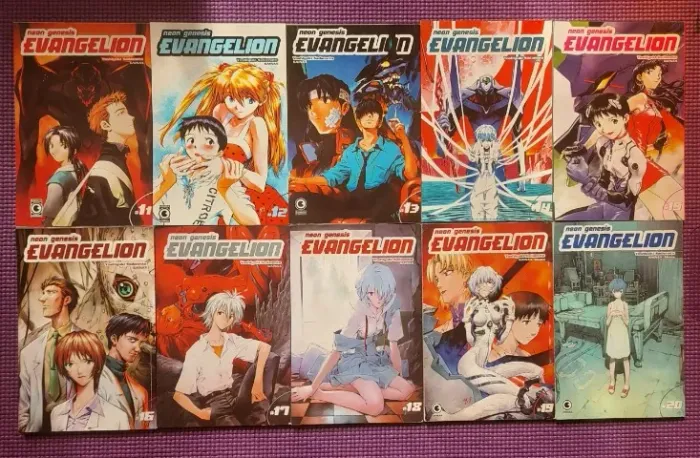 NEON GENESIS EVANGELION N°: 01 ao 20 CONRAD Mangá PT BR 