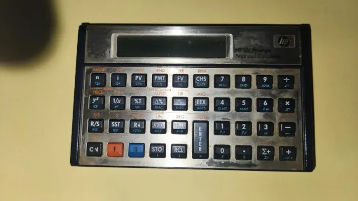 calculadora HP 12C Prestige Não sei se funciona acompanha manual
