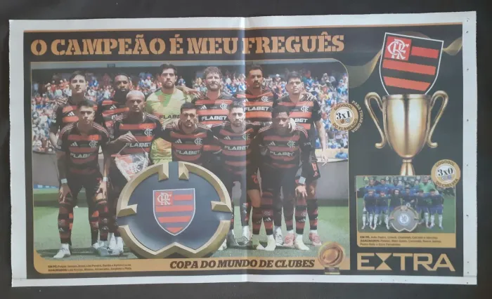 Pôsteres Flamengo Copa do Mundo de Clubes 2025 e Libertadores 2022 
