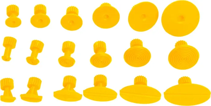 Ventosas de nylon para martelinho de ouro, 18 peças, VONDER 