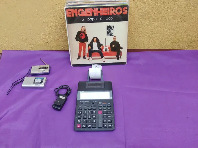 Calculadora Casio, mesa, de bobina, ótimo estado geral, envio.