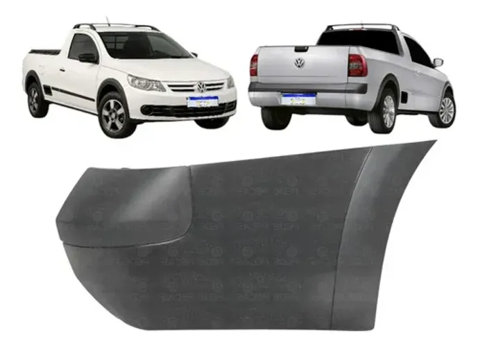 Polaina Parachoque Vw Saveiro G5 G6 2009 2010 A 2016 Direito