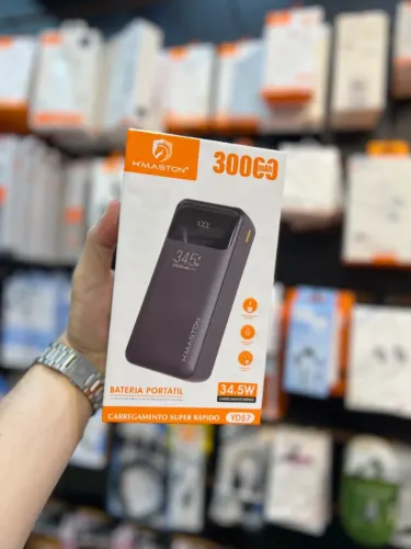 Bateria Powerbank 30 Mil mAh Para Todo Celular