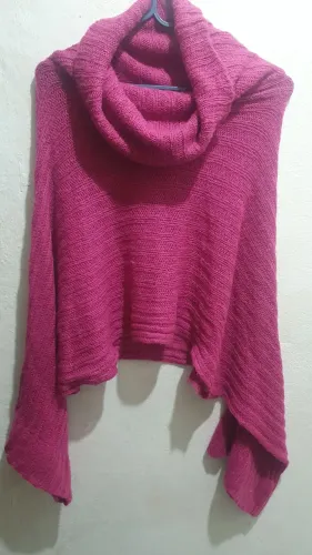 Blusao ou sobre legging de lã acrílico 