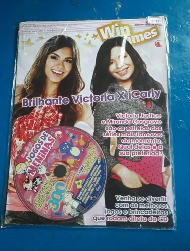 cd de jogo win games victória e icarly varios jogos l4