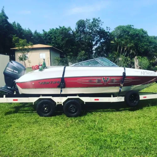 CARRETA PARA LANCHA 23 PÉS!! PRONTA ENTREGA!!!