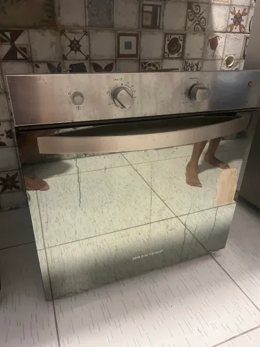 FORNO À GÁS BRASTEMP 77L INOX