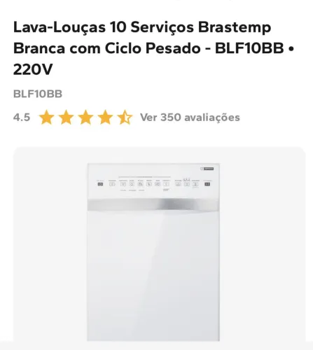 Máquina de lavar louças branca