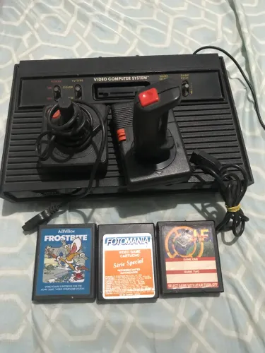 Atari - Cartuchos e Controle 