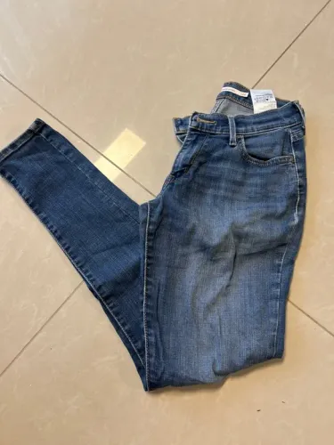 Calça Jeans Skinny Azul Feminina