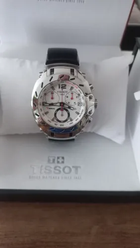 RELÓGIO TISSOT T RACE CRONÓGRAFO(MOSTRADOR BRANCO)*ORIGINAL*