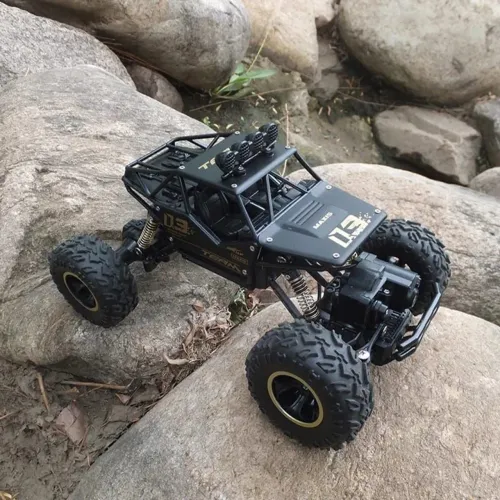 10x Sem Juros Carrinho de controle remoto 4x4 Monster truck rock Crawler Rc