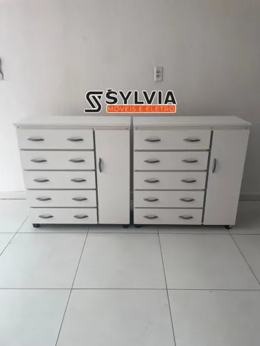 Cômoda com sapateira 100% MDF naval