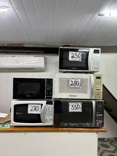 4 Microondas com garantia 