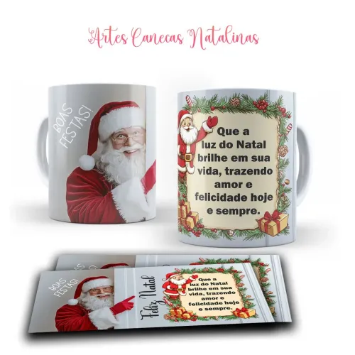Canecas personalizadas Feliz Natal 