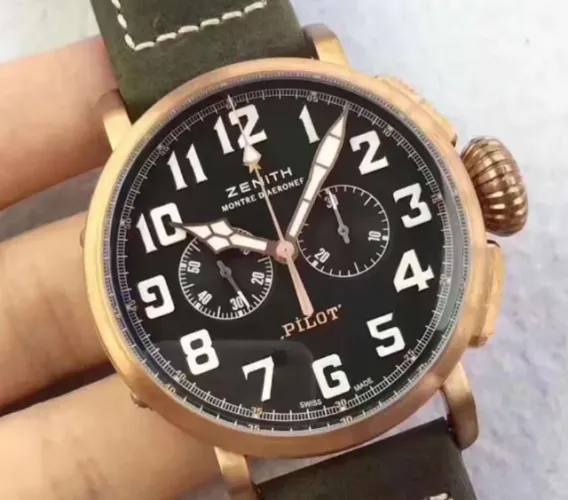 relógio zenith 45 mm cronógrafo automático
