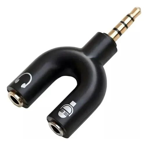 Adaptador P3 X P2 P Fone E Microfone