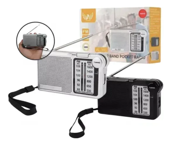 Mini Radio Portatil Am Fm De Bolso Retrô Altomex Al-355/356