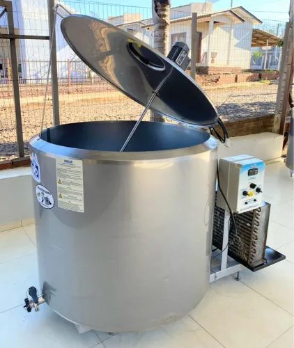 Tanque Resfriador Inox 700 Litros de leite industrial