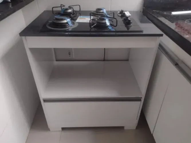 Balcão para cooktop fogão forno notável 3110