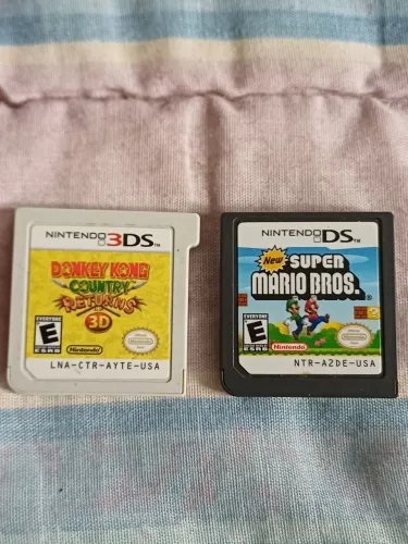 New Super Mario Bros e Donkey Kong Country - 3DS