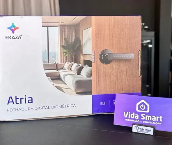 Fechadura Wifi c/ maçaneta ATRIA - EKAZA