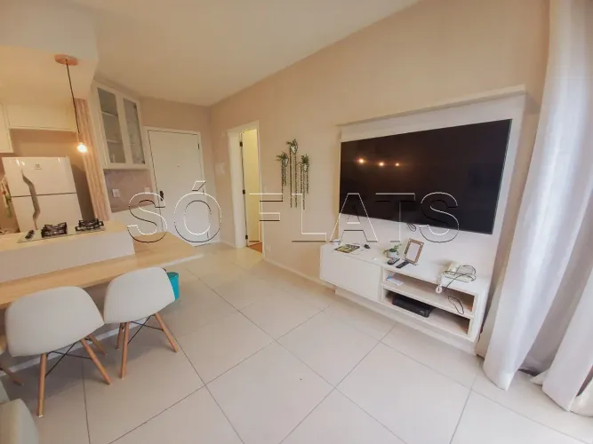 Flat próximo da Av. Paulista e Av. Nove de Julho disponível locação com 1 dorm