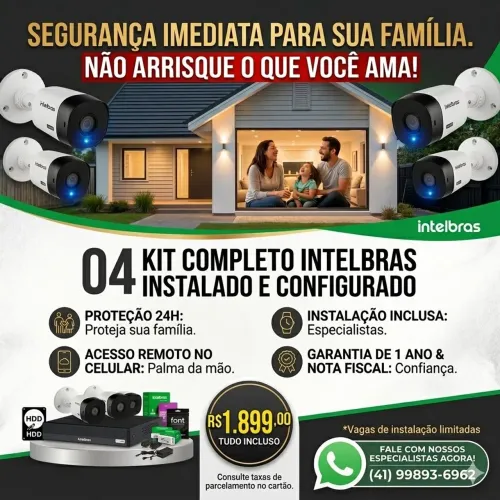 ? ÚLTIMAS UNIDADES COM INSTALAÇÃO GRÁTIS!