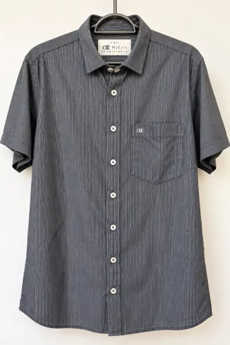 Camisa Masculina My Cris Traditional Manga Curta Tam. 3/G