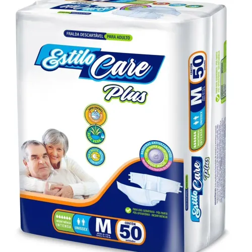 Fralda Geriatrica Estilo Care M-50 