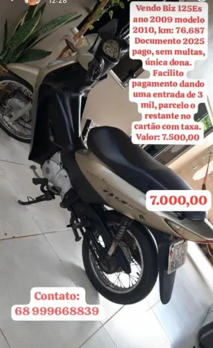 Me desapego dessa moto biz 2009/2010